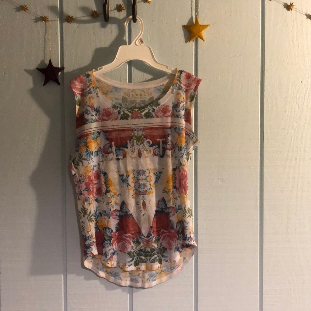 Floral tank top